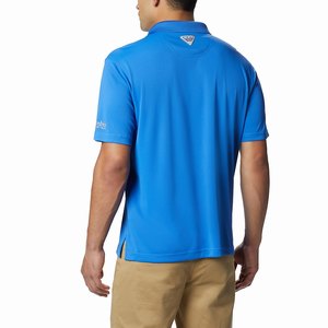 Columbia PFG Fish Series™ Polo Herr Blå (IZMVA4189)